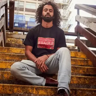 Fragile Print T-Shirt
