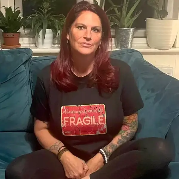 Fragile Print T-Shirt